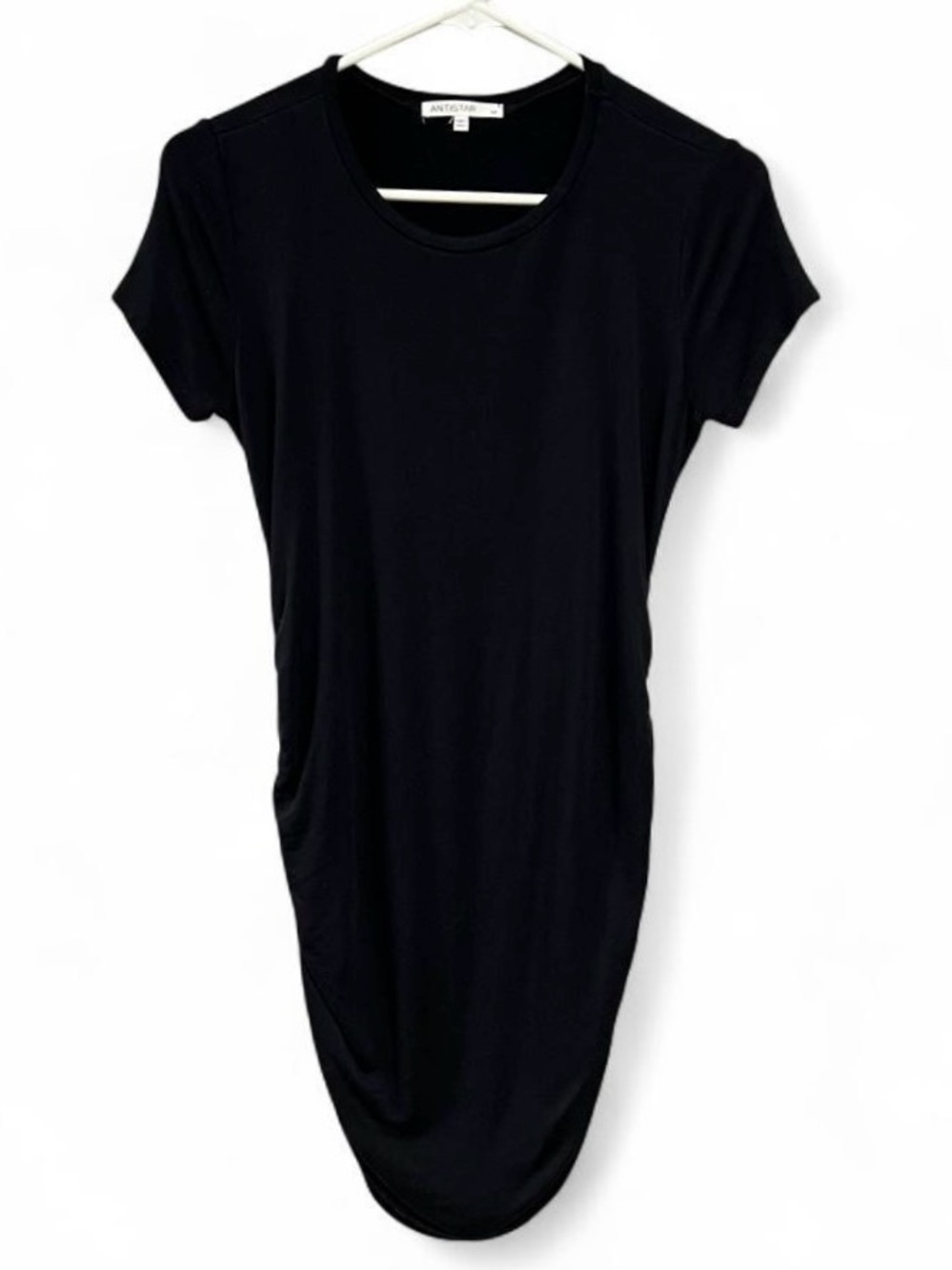 Antistar Black Ruched Dress Size Medium